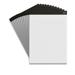 TRU RED™ Notepads, Narrow Rule, 50 White 8.5 x 11.75 Sheets, 12/Pack