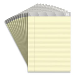 Notepads, Narrow Rule, 50 Canary-Yellow 8.5 x 11.75 Sheets, 12/Pack