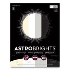 Astrobrights® Color Cardstock - "Classic" Assortment, 65 lb Cover Weight, 8.5 x 11, Assorted Classic Colors, 100/Pack