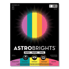 Astrobrights® Color Paper - "Tropical" Assortment, 24 lb, 8.5 x 11, Assorted Tropical Colors, 500/Ream