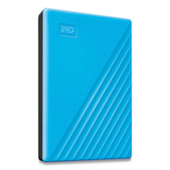 MY PASSPORT External Hard Drive, 2 TB, USB 3.2, Sky Blue