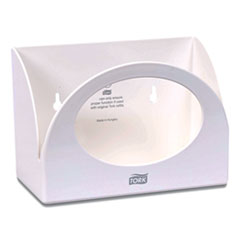 Tork® Small Bracket Wiper Dispenser, 8.42 x 4.22 x 5.74, White