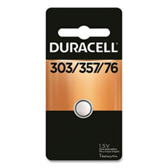 Duracell® Button Cell Battery, 303/357, 1.5 V, 6/Box