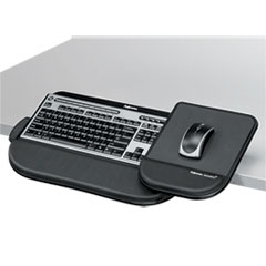 Fellowes® Tilt 'n Slide Keyboard Manager with Comfort Glide, 19.5w x 11.5d, Black