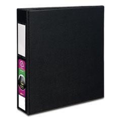 Avery® Durable Non-View Binder with DuraHinge and Slant Rings, 3 Rings, 2" Capacity, 11 x 8.5, Black