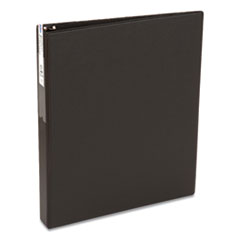 Avery® Economy Non-View Binder with Round Rings, 3 Rings, 1" Capacity, 11 x 8.5, Black, (4301)