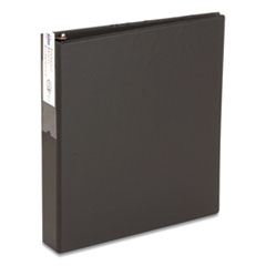 Avery® Economy Non-View Binder with Round Rings, 3 Rings, 2" Capacity, 11 x 8.5, Black, (4501)