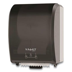 Morcon Tissue Valay Controlled Towel Dispenser, I-Notch, 12.3 x 9.3 x 15.9, Black
