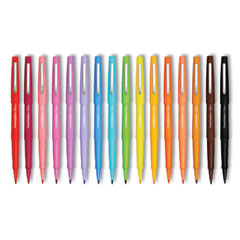 Paper Mate® Flair Scented Felt Tip Porous Point Pen, Stick, Medium 0.7 mm, Assorted Ink and Barrel Colors, 16/Pack