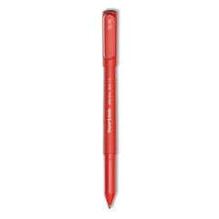 Paper Mate® Write Bros. Ballpoint Pen, Stick, Bold 1.2 mm, Red Ink, Red Barrel, Dozen