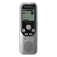 Philips® Digital Voice Tracer 1250 Recorder, 8 GB, Black/Silver