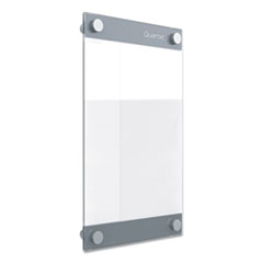 Quartet® Infinity Customizable Magnetic Glass Dry-Erase Board, 8.5 x 11, White Surface