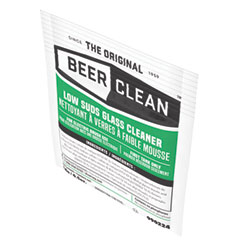 Diversey™ Beer Clean Glass Cleaner, Powder, 0.5 oz Packet, 100/Carton