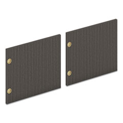 HON® Pair of Mod Laminate Doors for 72"W Mod Desk Hutch, 17.87 x 14.83, Slate Teak