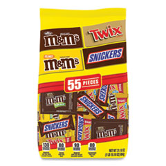 MARS Chocolate Favorites Fun Size Candy Bar Variety Mix, 31.18 oz Bag, 55 Pieces, Ships in 1-3 Business Days