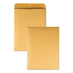 Quality Park™ Catalog Envelope, #12 1/2, Square Flap, Gummed Closure, 9.5 x 12.5, Brown Kraft, 250/Box