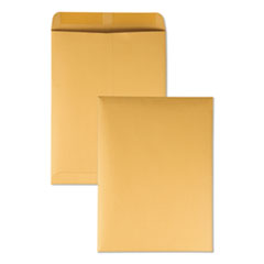 Quality Park™ Catalog Envelope, 20 lb Bond Weight Kraft, #10 1/2, Square Flap, Gummed Closure, 9 x 12, Brown Kraft, 250/Box
