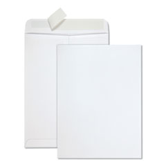 Quality Park™ Redi-Strip Catalog Envelope, #10 1/2, Cheese Blade Flap, Redi-Strip Adhesive Closure, 9 x 12, White, 100/Box