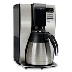 Mr. Coffee® 10-Cup Thermal Programmable Coffeemaker, Stainless Steel/Black