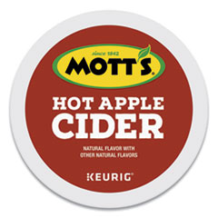 Mott's® Hot Apple Cider K-Cup Pods, 1 oz K-Cup Pod, 24/Box