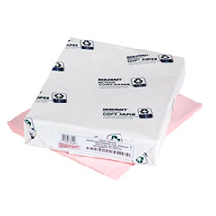 7530011500334, SKILCRAFT Colored Copy Paper, 20 lb Bond Weight, 8.5 x 11, Pink, 500 Sheets/Ream, 10 Reams/Carton