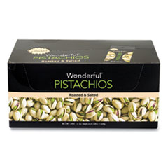 Wonderful® Roasted and Salted Pistachios, 1.5 oz Bag, 24/Pack, Ships in 1-3 Business Days