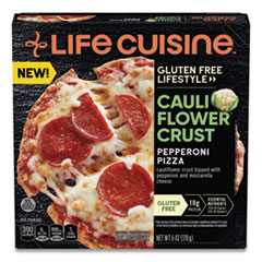 Life Cuisine™ Gluten Free Lifestyle Cauliflower Crust Pepperoni Pizza, 6 oz, 4/Pack, Delivered in 1-4 Business Days