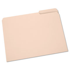 7530002822507, SKILCRAFT Manila File Folder, 1/3-Cut Tabs: Assorted, Letter Size, 0.75" Expansion, Manila, 100/Box