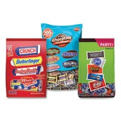 National Brand All Time Favorites Minis Mix, Hersheys/Mars/Nestle, 3 Bags, 8.84 lbs Total/Carton, Ships in 1-3 Business Days
