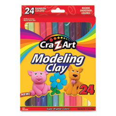 Cra-Z-Art® Modeling Clay, 0.73 oz Each Color, 24 Assorted Colors, 24/Box