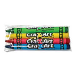 Cra-Z-Art® Washable Crayons, Assorted, 4/Pack