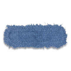 Rubbermaid® Commercial Twisted Loop Blend Dust Mop, PIC/PET Polyester, 24" x 5", Blue