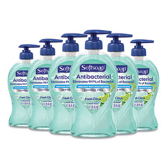 Softsoap® Antibacterial Hand Soap, Fresh Citrus, 11.25 oz Pump Bottle, 6/Carton