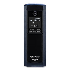 CyberPower® Intelligent LCD CP1500AVRLCD UPS Battery Backup, 12 Outlets, 1,500 VA, 1,500 J
