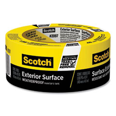 Scotch® Exterior Surface Weatherproof Painter's Tape, 1.88 x 45 yds, Yellow