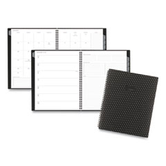 AT-A-GLANCE® Elevation Poly Weekly/Monthly Planner, 11 x 8.5, Black Cover, 13-Month (Jan to Jan): 2024 to 2025