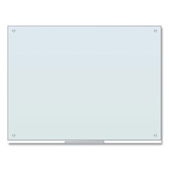 U Brands Glass Dry Erase Board, 48 x 36, White Surface