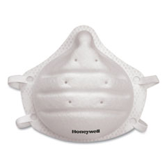 Honeywell ONE-Fit N95 Single-Use Molded-Cup Particulate Respirator, One Size Fits Most, White, 10/Pack