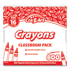 Large Crayons Made with Soy, 8 Colors/Pack
