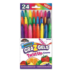 Cra-Z-Art® Scented Cra-Z-Gels Twistup Crayons, Assorted Colors, 24/Pack