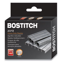 Bostitch® Premium Heavy-Duty Staples, 0.5" Leg, 0.5" Crown, Steel, 1,000/Box