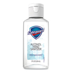 Safeguard™ Alcohol Hand Sanitizer Gel, 2 oz Flip-Cap Bottle, Fresh Clean Scent, 48/Carton