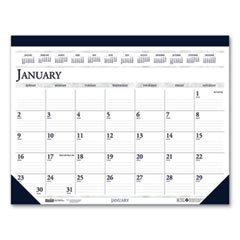 House of Doolittle(TM) 100% Recycled Two-Color Dated Monthly Desk Pad Calendar