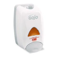 4510015512864, SKILCRAFT GOJO FMX-12 Antibacterial Handwash Dispenser, 1,250 mL, 6.1 x 5.1 x 10.6, Dove Gray, 6/Box NSN5512864