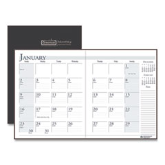 House of Doolittle™ 100% Recycled Ruled 14-Month Planner with Leatherette Cover