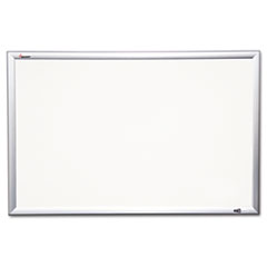7110015680406, SKILCRAFT Magnetic Porcelain Marker Board, 60 x 36, White Surface, Anodized Aluminum Frame