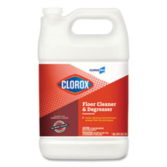 Clorox® Professional Floor Cleaner and Degreaser Concentrate, 1 gal Bottle