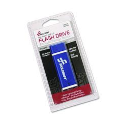 7045015691704, SKILCRAFT USB Flash Drive with 256-Bit AES Encryption, 32 GB, Blue NSN5691704