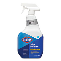 Clorox® Commercial Solutions Odor Defense Air/Fabric Spray, Clean Air Scent, 32 oz Spray Bottle