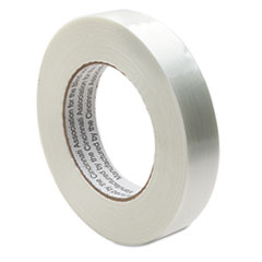 7510005824772, SKILCRAFT Filament/Strapping Tape, 3" Core, 1" x 60 yds, White